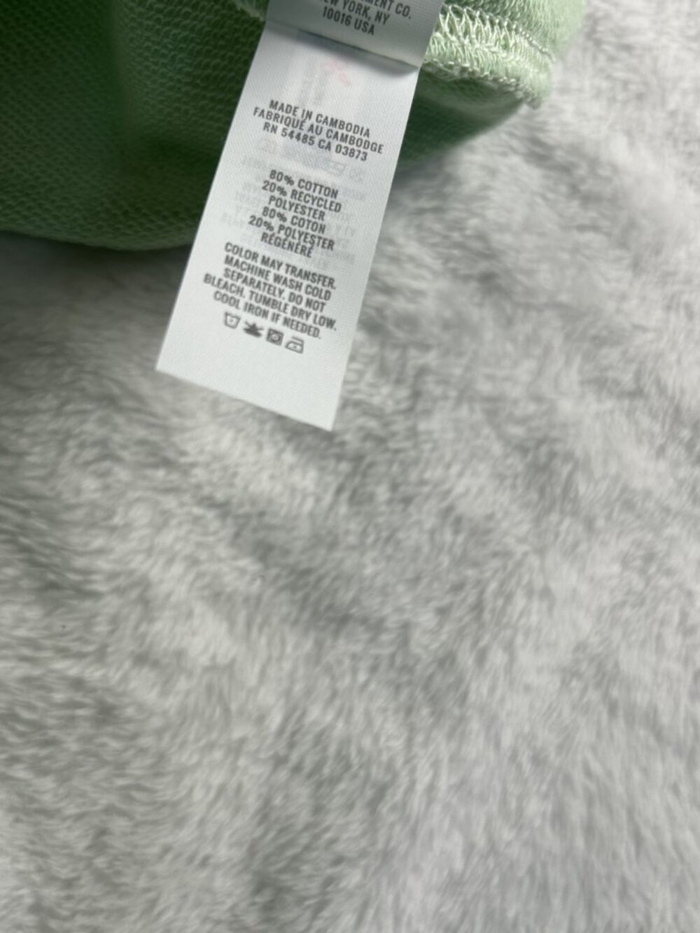 Aerie Cozy Forever Sweatshirt Womens Medium Mint Green Boatneck Drop Shoulder - Picture 5 of 8